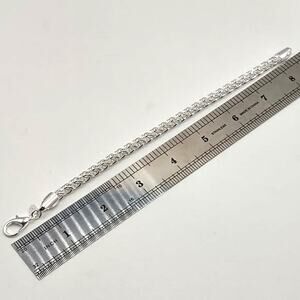 925 Sterling Silver Bracelet Braided Byzantine Valentines Birthday Gift - New!